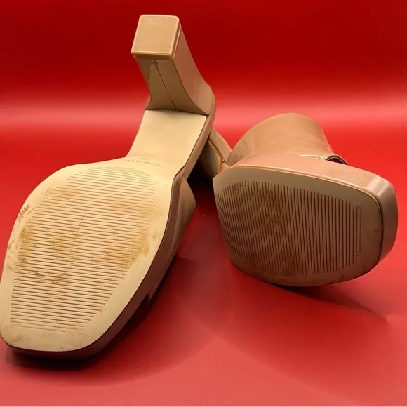 Nine West Women’s Size 8 Platform Sandal- Taupe- worn once - Picture 2 of 4